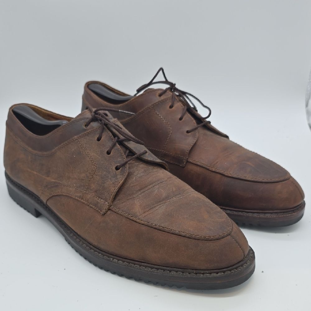Cole Haan Dark Brown Leather Derby Shoes